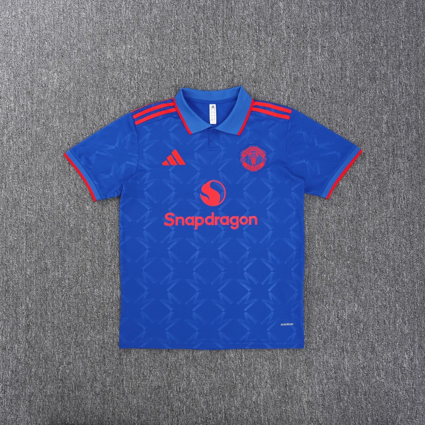 Manchester United Blue Polo Kit 25-26