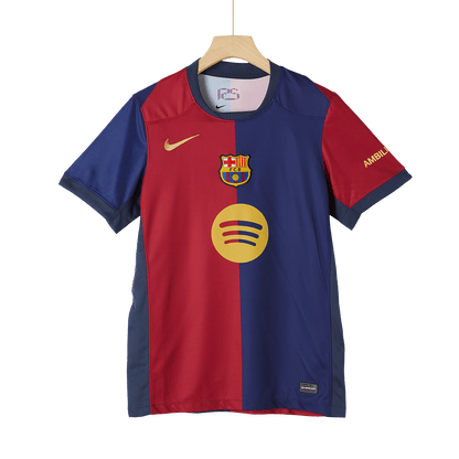 Barcelona Home Jersey 2024/25-Spotify Logo Without Text