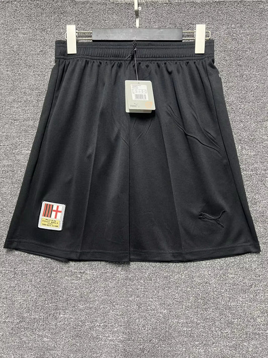 24-25 AC Milan 125th Anniversary Kit Black Shorts