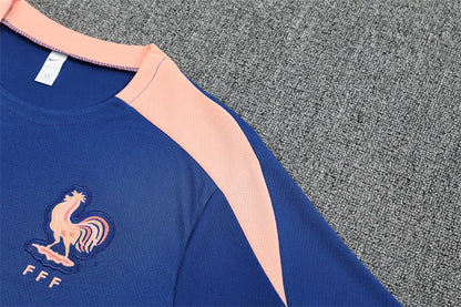 2025 France Short Sleeve Training Suit