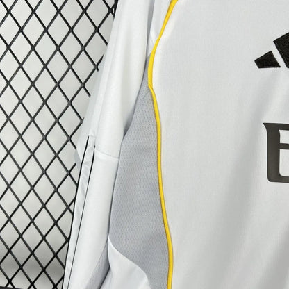 Real Madrid Home Long Sleeve Fans Kit 25-26