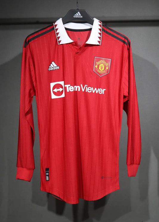 Manchester United Home Long Sleeve Kit Retro 22-23