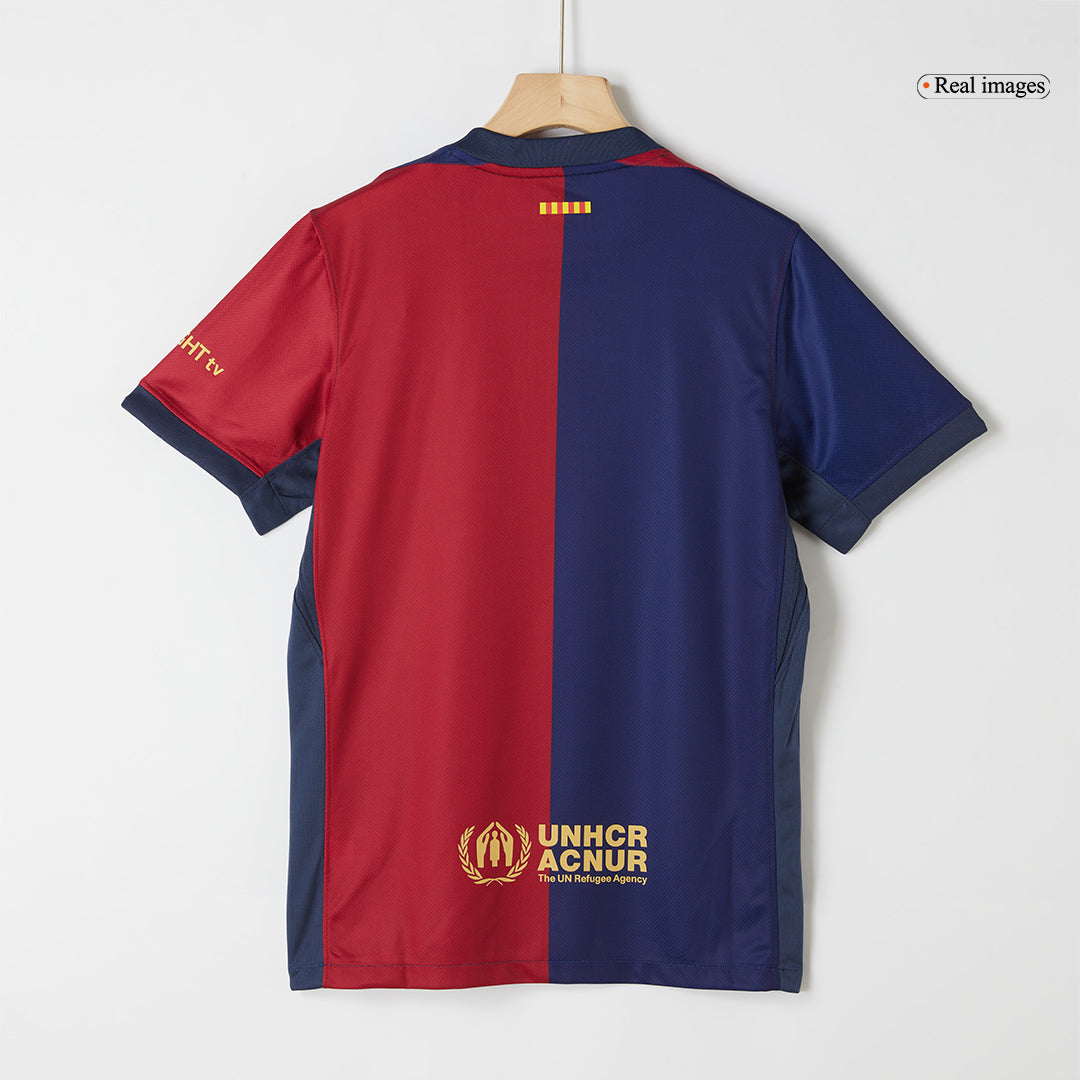 Barcelona Home Jersey 2024/25-Spotify Logo Without Text