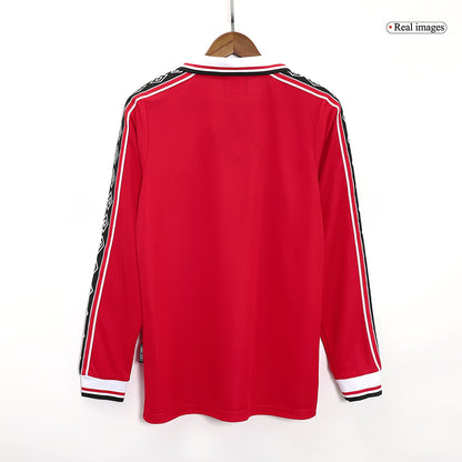 Manchester United Home Jersey Retro 1998/99 - Long Sleeve
