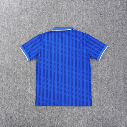 Manchester United Blue Polo Kit 25-26