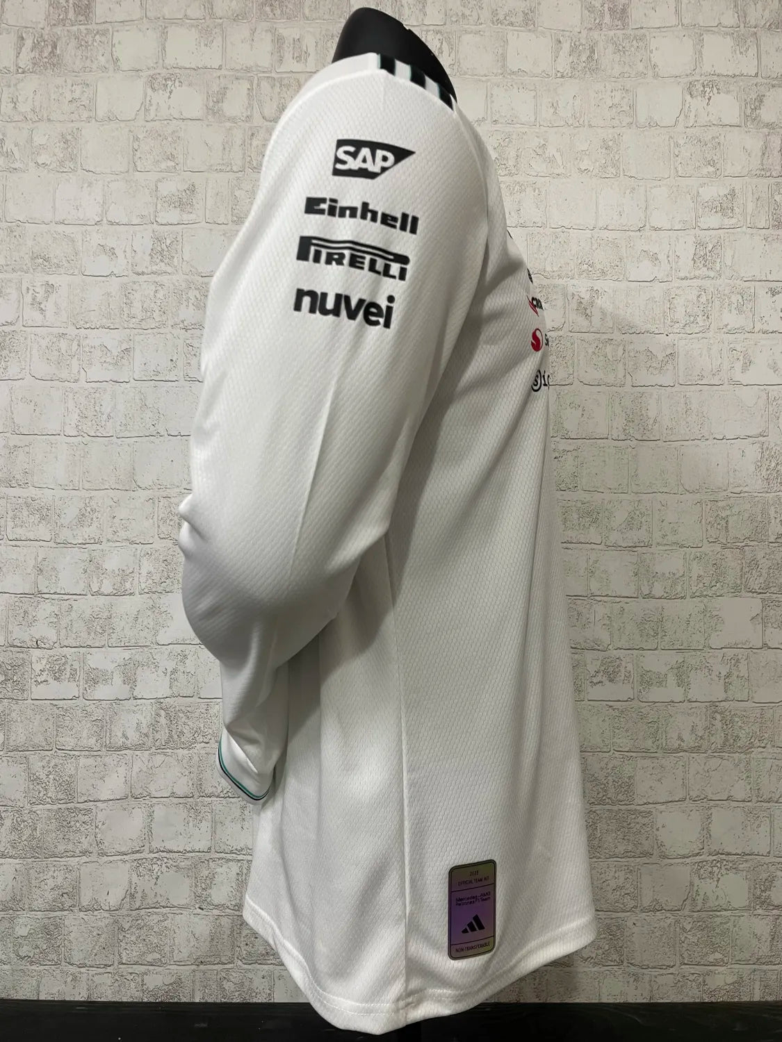 F1 Mercedes 2025 White Long Sleeve