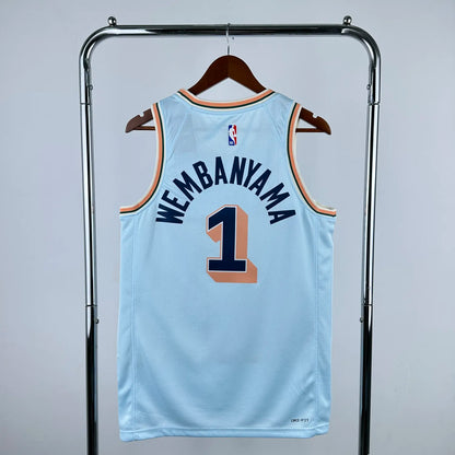 WEMBANYAMA#1 Spurs 2025 NBA Kit