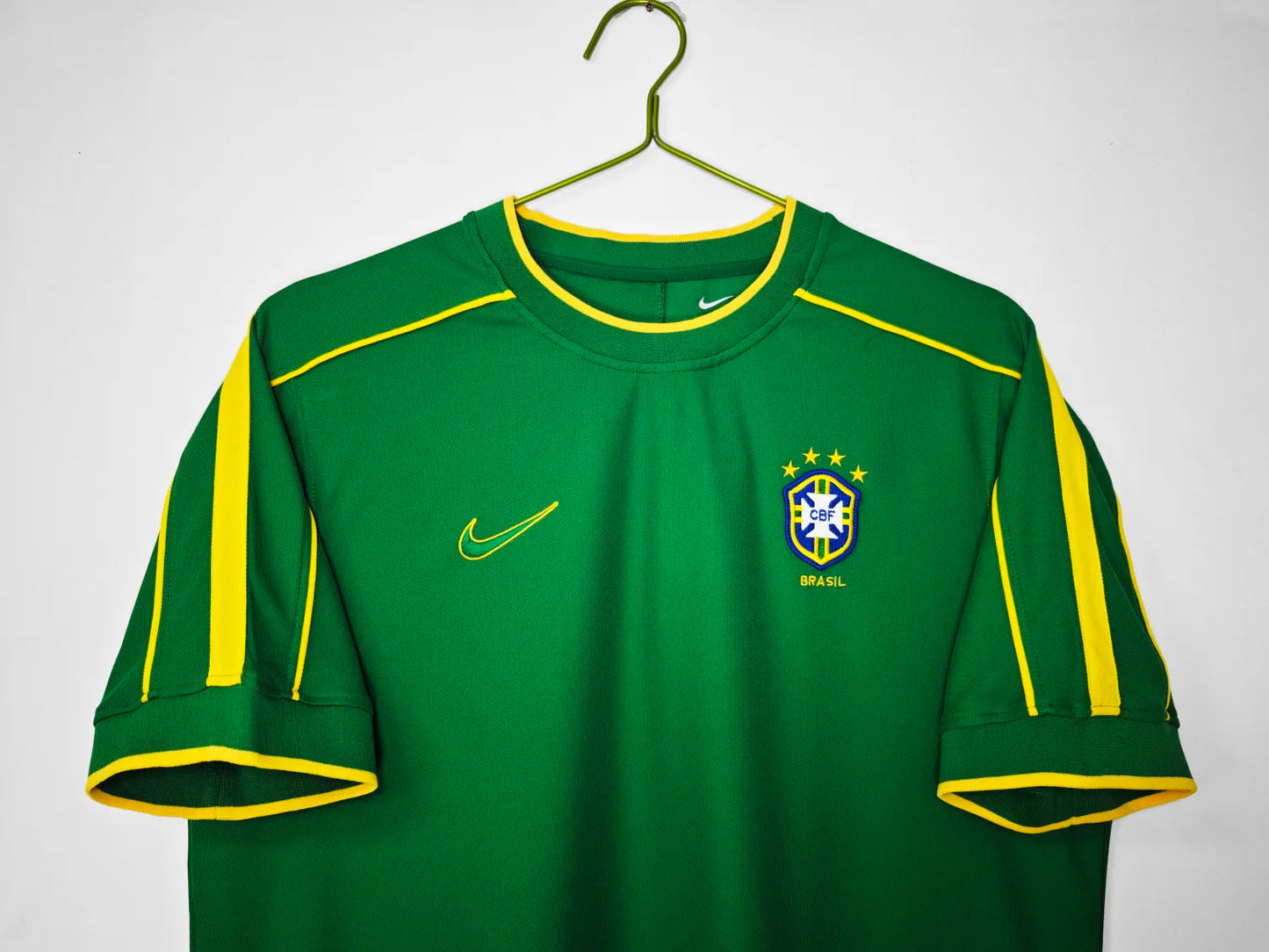 Brazil Goalkeeper Green Kit Retro 1998