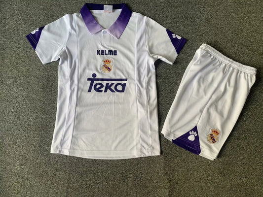 97-98 Real Madrid Home Kids Kit