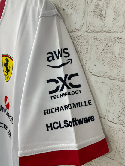 Ferrari F1 2025 White T-Shirt