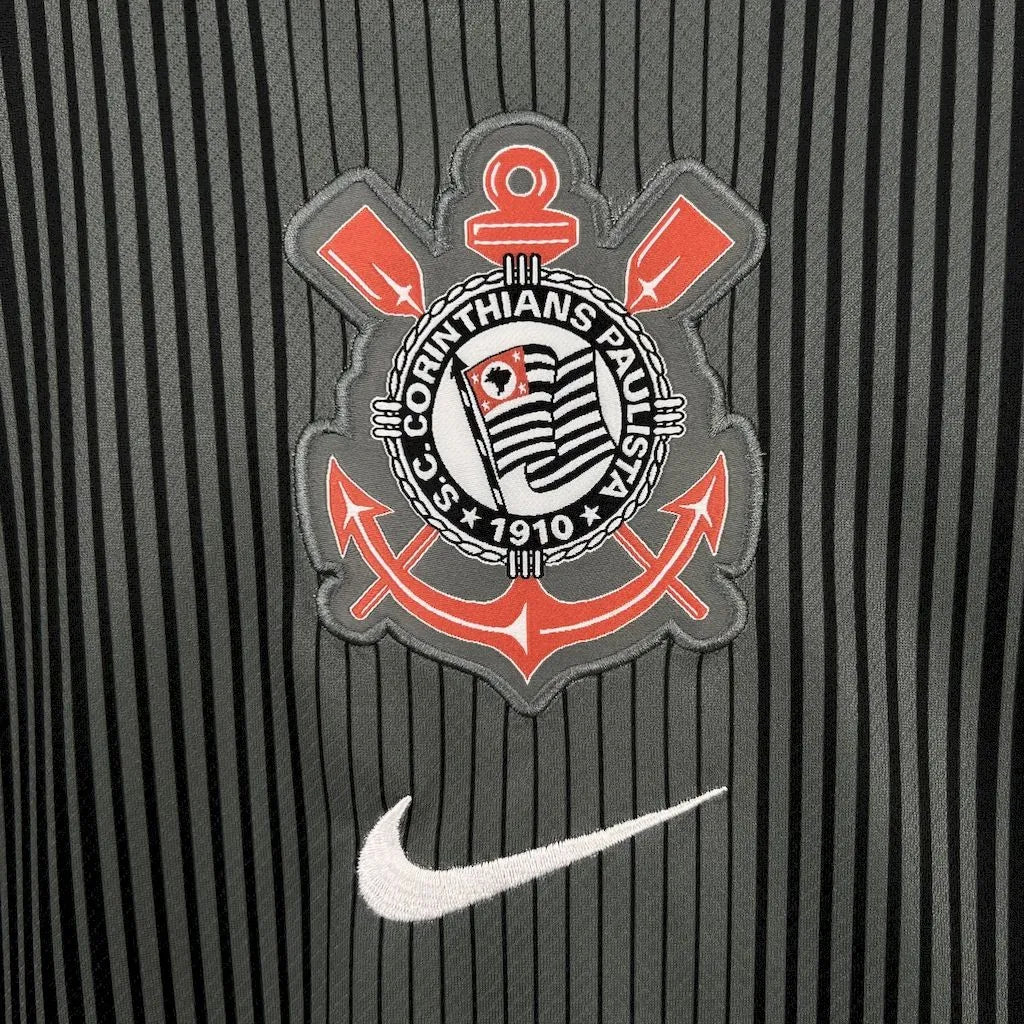 25-26 Corinthians Goal Keeper Black Fans Kit