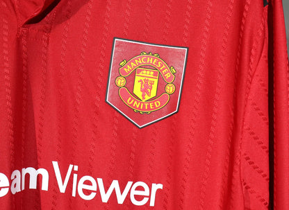 Manchester United Home Long Sleeve Kit Retro 22-23