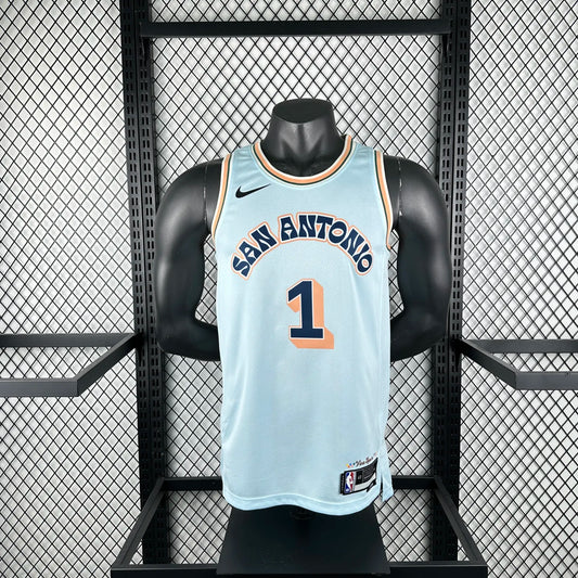 WEMBANYAMA#1 Spurs 2025 NBA Kit