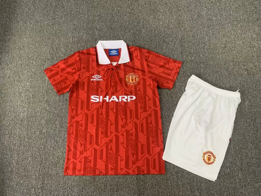 92-94 Manchester United Home Kids Kit
