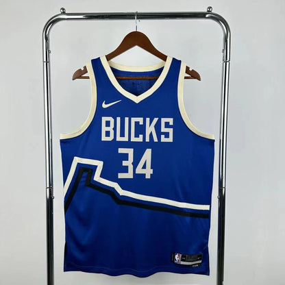 ANTETOKOUNMPO#34 Milwaukee Bucks 2025 NBA Kit