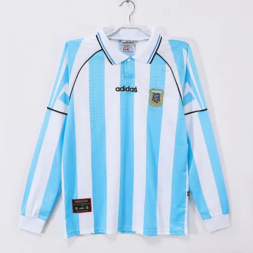 Argentina Home Long Sleeve Kit Retro 96-97