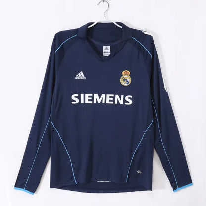 Real Madrid Away Long Sleeve Kit Retro 05-06