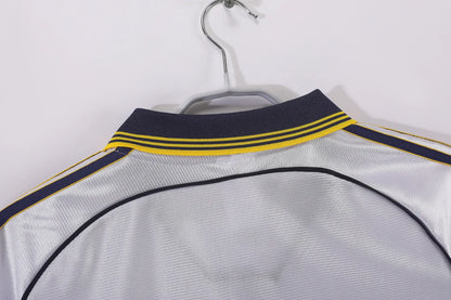 Real Madrid Home Long Sleeve Kit Retro 1998-2000
