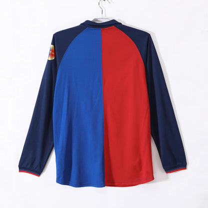 Barcelona 100th Anniversary Home Long Sleeve Kit Retro