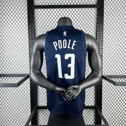 Poole#13 Washington Wizards 2025 NBA Blue Kit