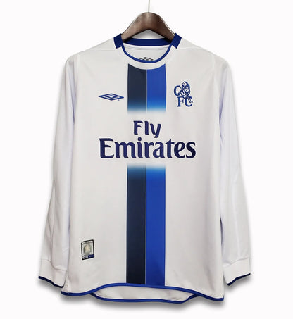 Chelsea Away Long Sleeve Kit Retro 03-04