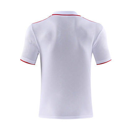 Manchester United White Polo Kit 25-26