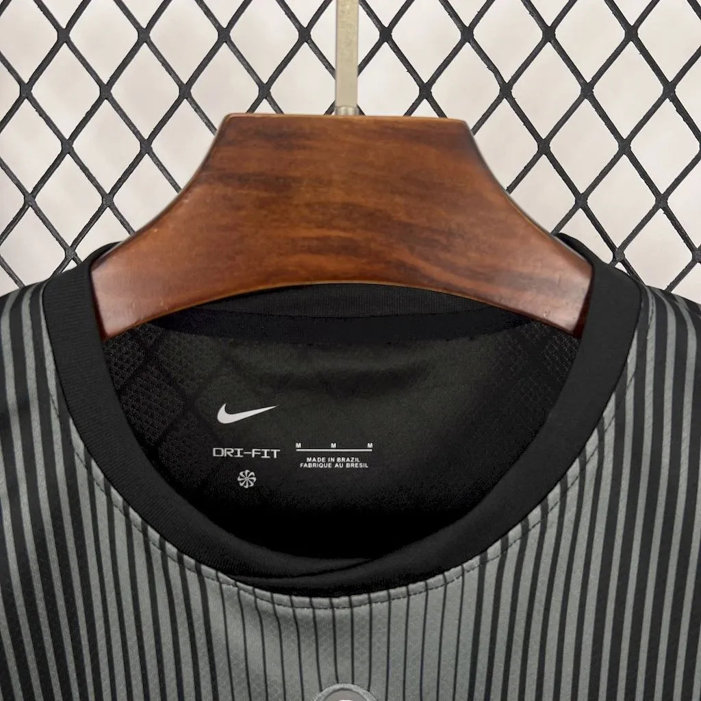 25-26 Corinthians Goal Keeper Black Fans Kit