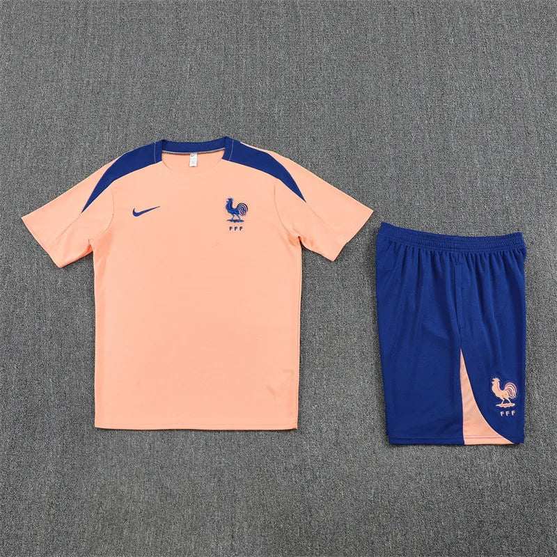 2025 France Short Sleeve Training Suit