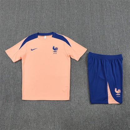 2025 France Short Sleeve Training Suit