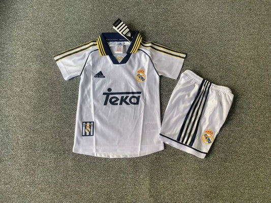98-00 Real Madrid Home Kids Kit
