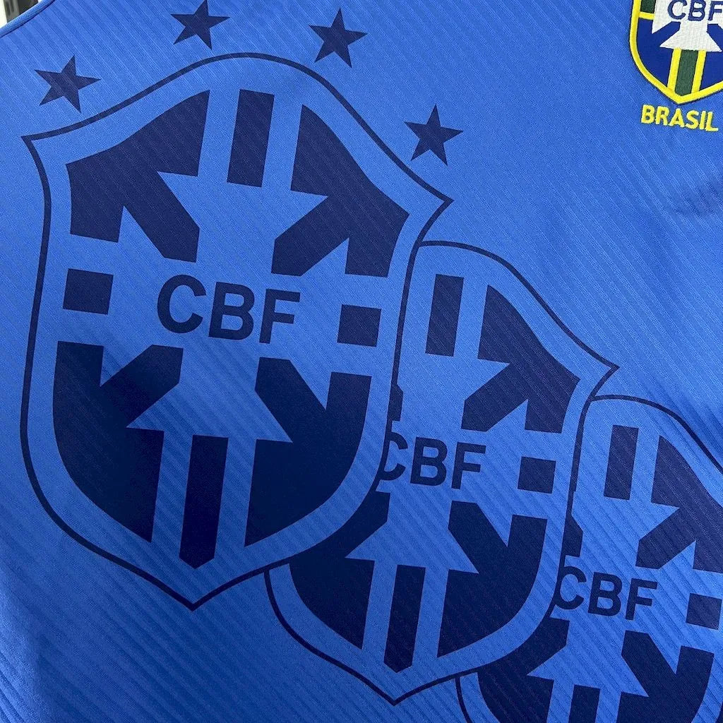 Brazil Away Blue Kit Retro 1994