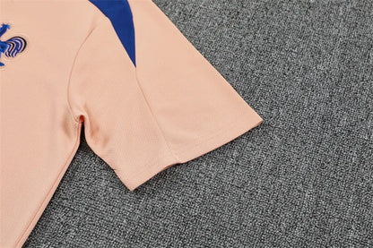 2025 France Short Sleeve Training Suit
