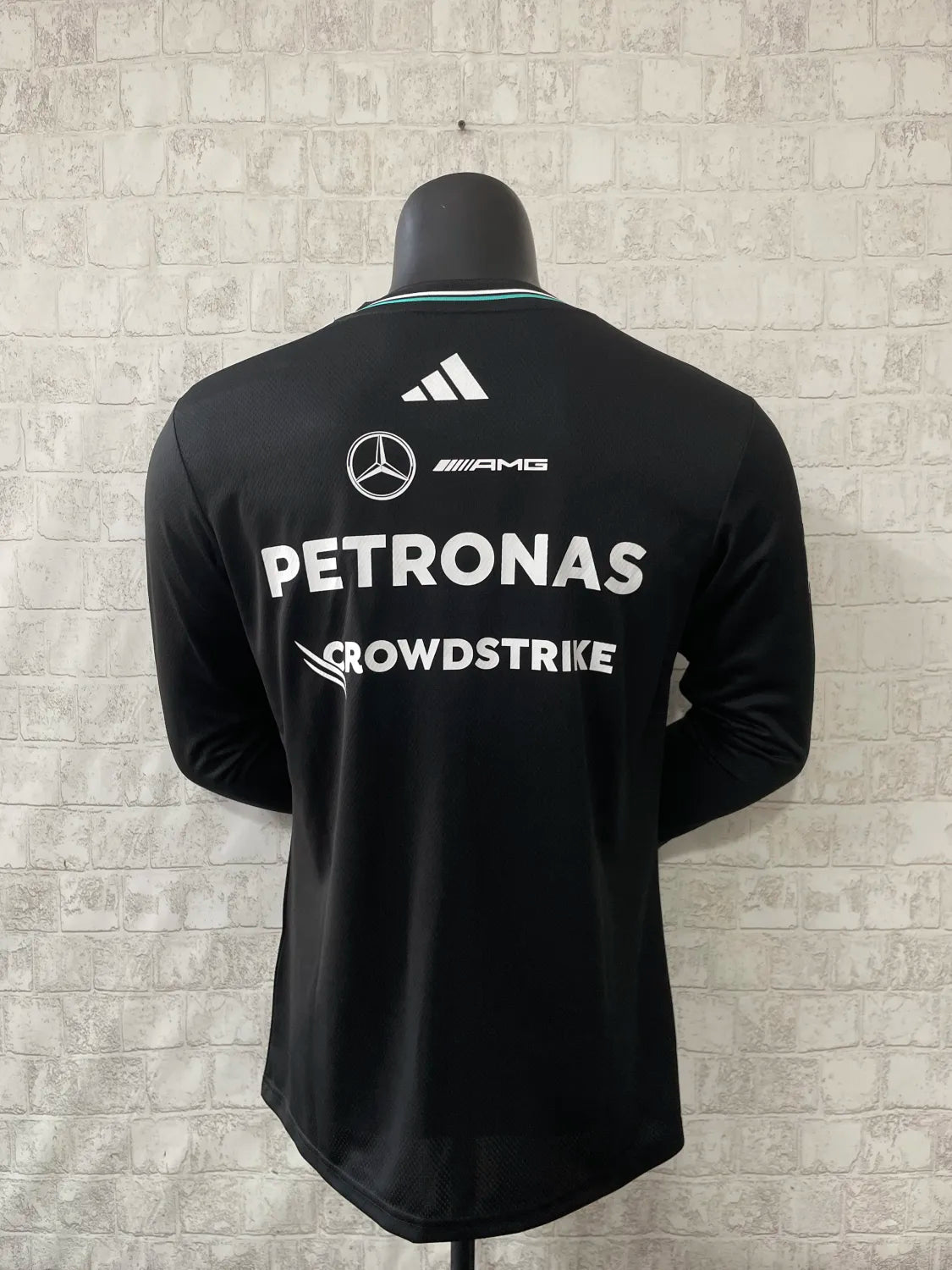 F1 Mercedes 2025 Black Long Sleeve