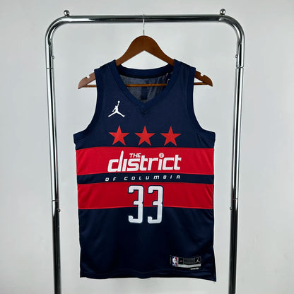 Kuzma#33 Washington Wizards 2025 NBA Blue Kit