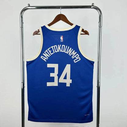 ANTETOKOUNMPO#34 Milwaukee Bucks 2025 NBA Kit