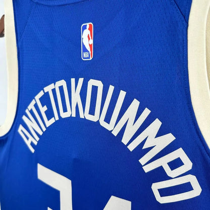 ANTETOKOUNMPO#34 Milwaukee Bucks 2025 NBA Kit