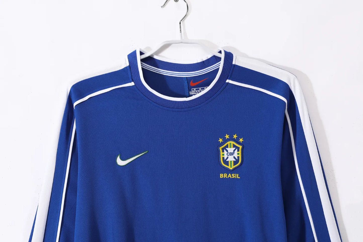 Brazil Away Long Sleeve Kit Retro 1998