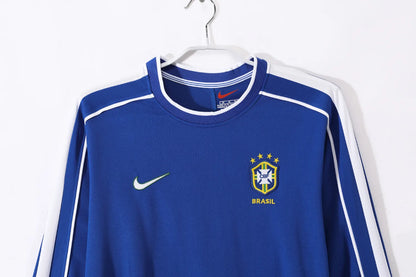 Brazil Away Long Sleeve Kit Retro 1998