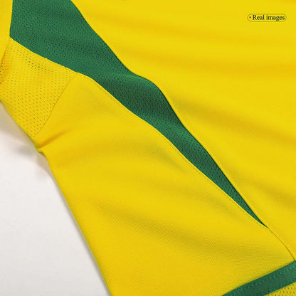 Brazil RONALDINHO #11 Home Jersey Retro 2002/03