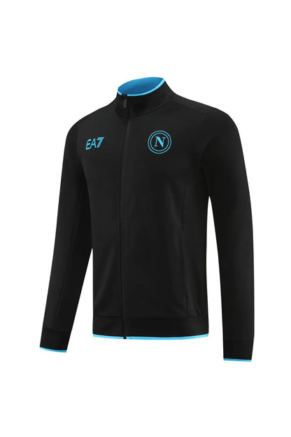 23-24 Napoli Black Jacket Tracksuit