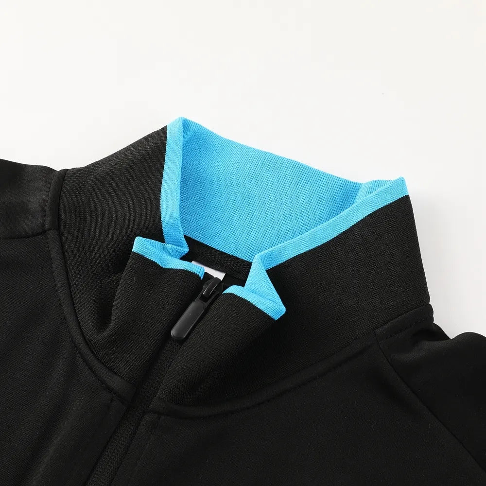 23-24 Napoli Black Jacket Tracksuit