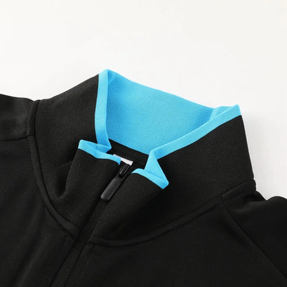 23-24 Napoli Black Jacket Tracksuit