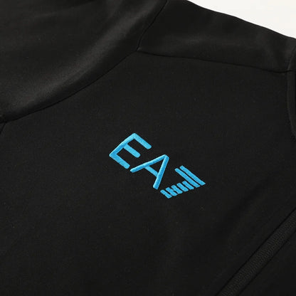23-24 Napoli Black Jacket Tracksuit