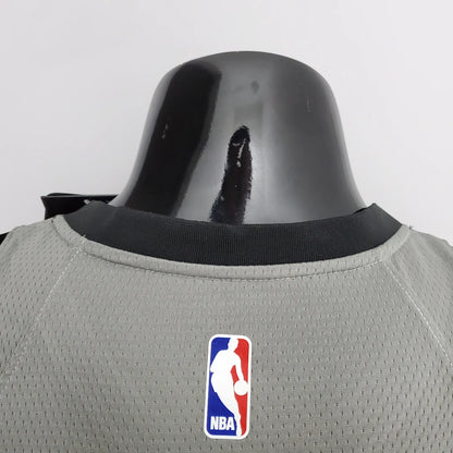 Nets Curry #30 Flyer Grey NBA Jersey