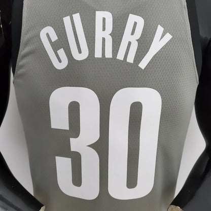 Nets Curry #30 Flyer Grey NBA Jersey