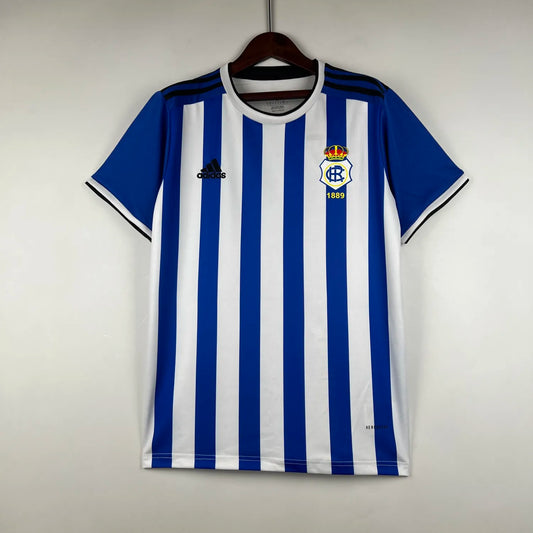 23-24 Recreativo de Huelva Home Fans Jersey