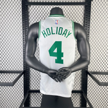 2023 Celtics Home 4# HOLIDAY NBA Jersey