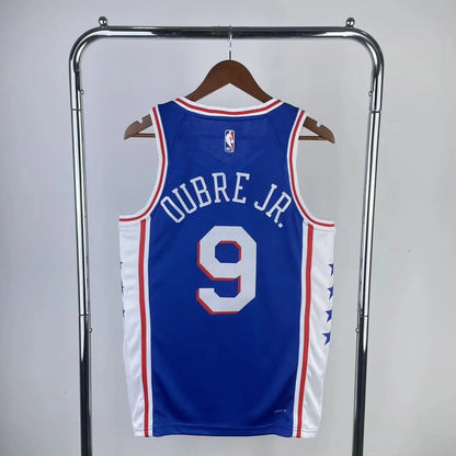 2023 76ers Away 9# OUBRE JR. NBA Jersey