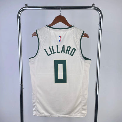 2019 Bucks White NBA Jersey