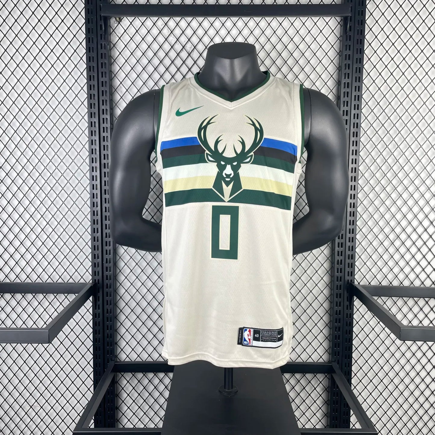 2019 Bucks White NBA Jersey